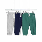 M&amp;amp;S Cotton Joggers 3 Pack 0 Months-3 Years