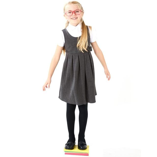 M&amp;amp;S Cotton Knitted Pinafore 4-12 Years Grey