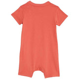M&amp;amp;S Cotton Palm Tree Romper 0 Months - 3 Years Coral
