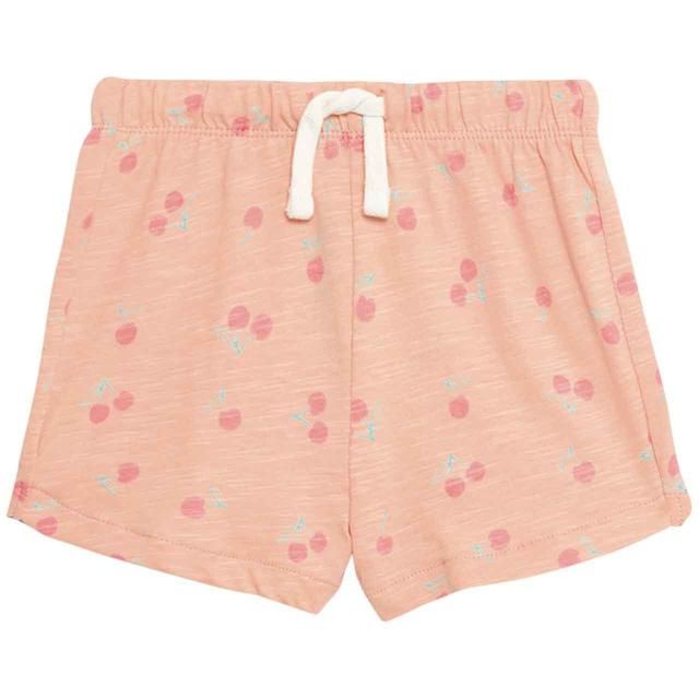 M&amp;amp;S Cotton Patterned Shorts 3 Pack 0-24 Months