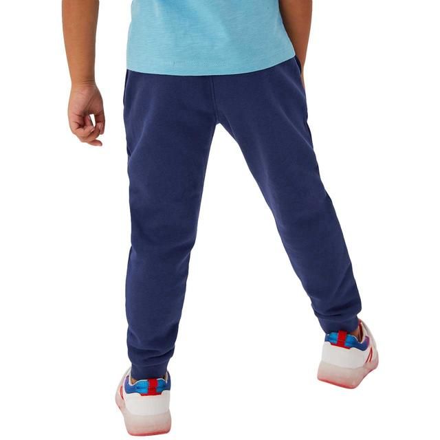 M&amp;amp;S Cotton Plain Joggers 2-7 Years Navy