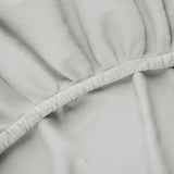 M&amp;amp;S Cotton Rich Fitted Sheet Single Silver Grey