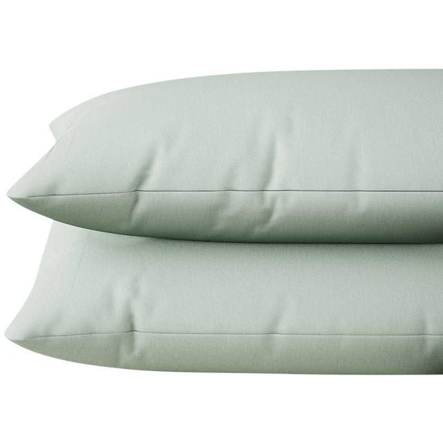 M&amp;amp;S Cotton Rich Pillowcases Duck Egg   2 per pack