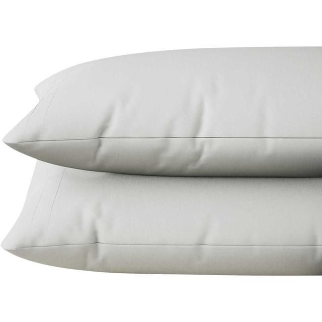M&amp;amp;S Cotton Rich Pillowcases Silver Grey   2 per pack
