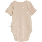 M&amp;amp;S Cotton Rich Spot Big Hugs Slogan Bodysuit Newborn- 12 Months Biscuit