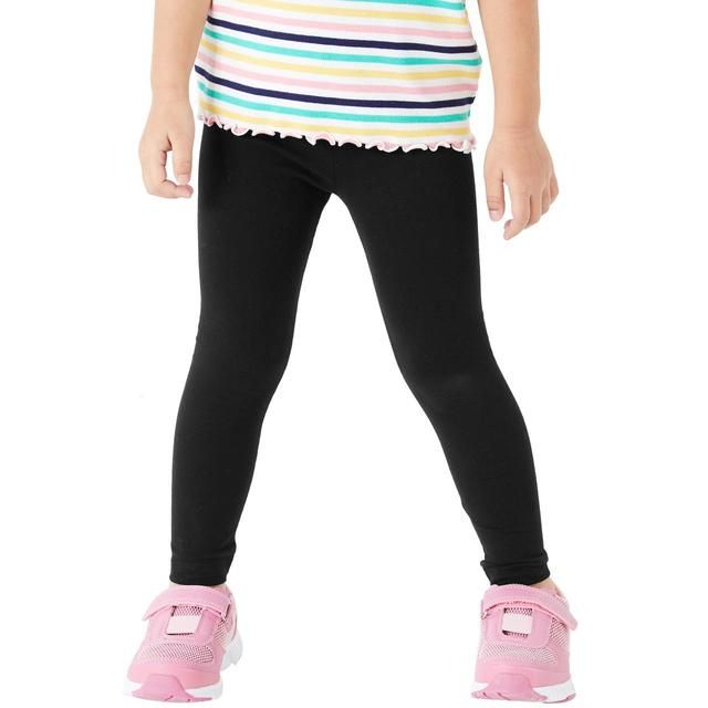 M&amp;amp;S Cotton Stretch Leggings 2-7 Years Black
