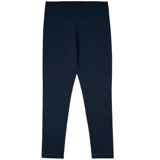 M&amp;amp;S Cotton Stretch Leggings 7-12 Years Navy