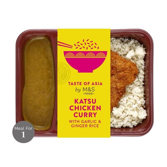 M&amp;amp;S Crispy Katsu Chicken Curry with Rice - Taste of Asia   380g