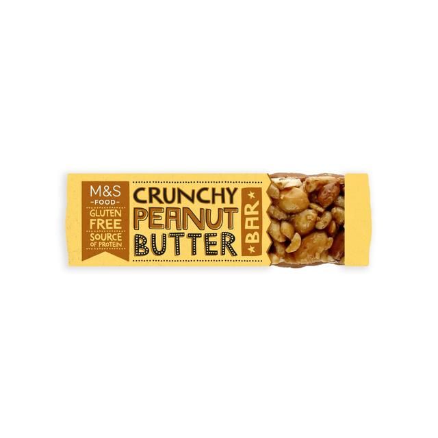 M&amp;amp;S Crunchy Peanut Butter Bars   4 x 40g
