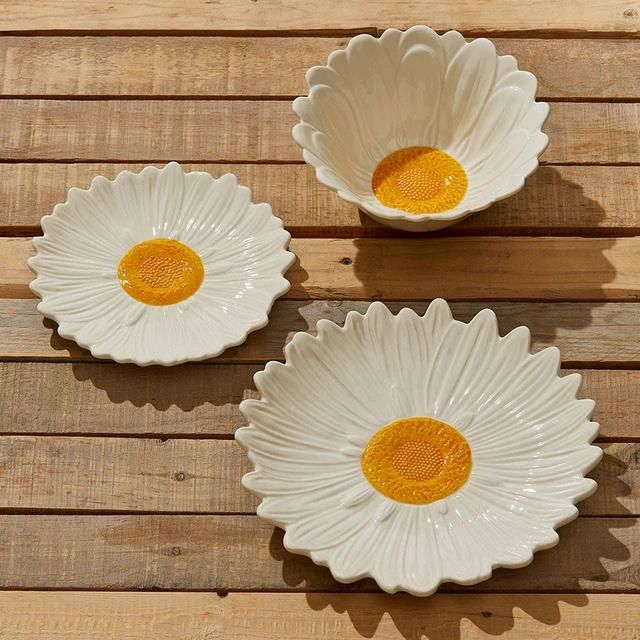 M&amp;amp;S Daisy Side Plate 1SIZE Multi