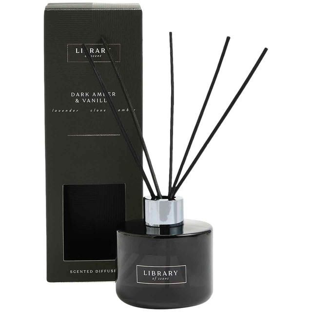 M&amp;amp;S Dark Amber &amp;amp; Vanilla Diffuser Black