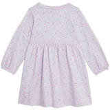 M&amp;amp;S Dash Print Dress 0 Months-3 Years Lilac