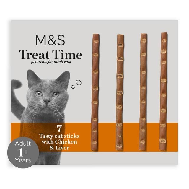 M&amp;amp;S Deli Chicken Cat Stick Treats   35g