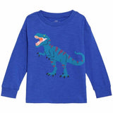M&amp;amp;S Dino Graphic Top 2-7 Years Blue