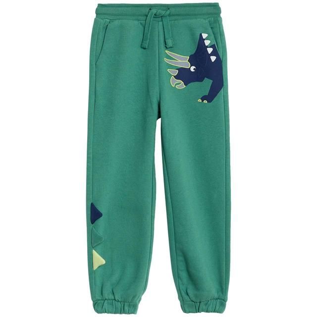 M&amp;amp;S Dino Spike Joggers 5-6 Years Green
