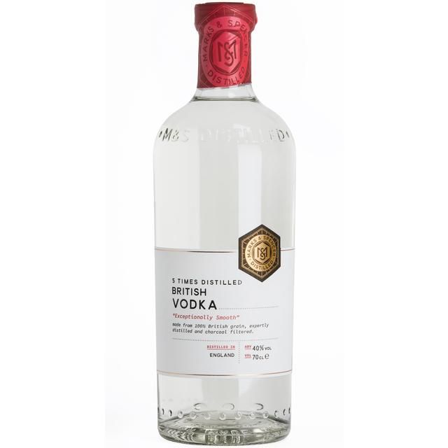 M&amp;amp;S Distilled 5 Times Distilled British Vodka   700ml