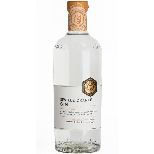 M&amp;amp;S Distilled Seville Orange Gin   700ml
