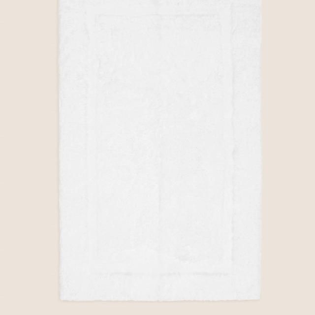 M&amp;amp;S Egyptian Cotton Luxury Bath Mat One Size White