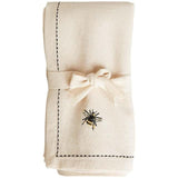 M&amp;amp;S Embroidered Bee Cotton Napkins   4 per pack