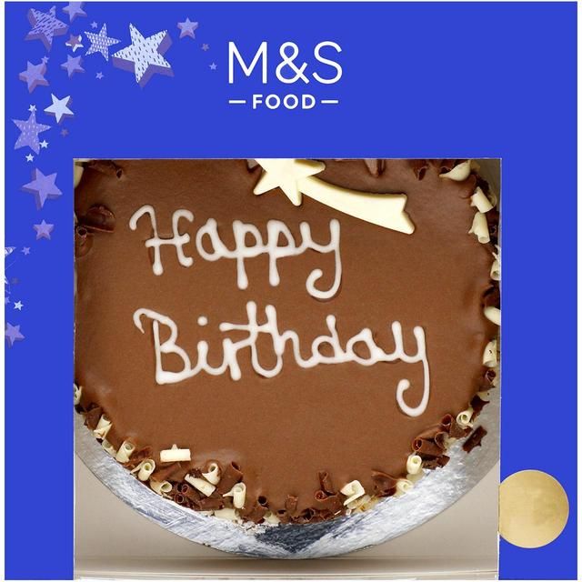 M&amp;amp;S Extremely Chocolatey Birthday Cake   800g
