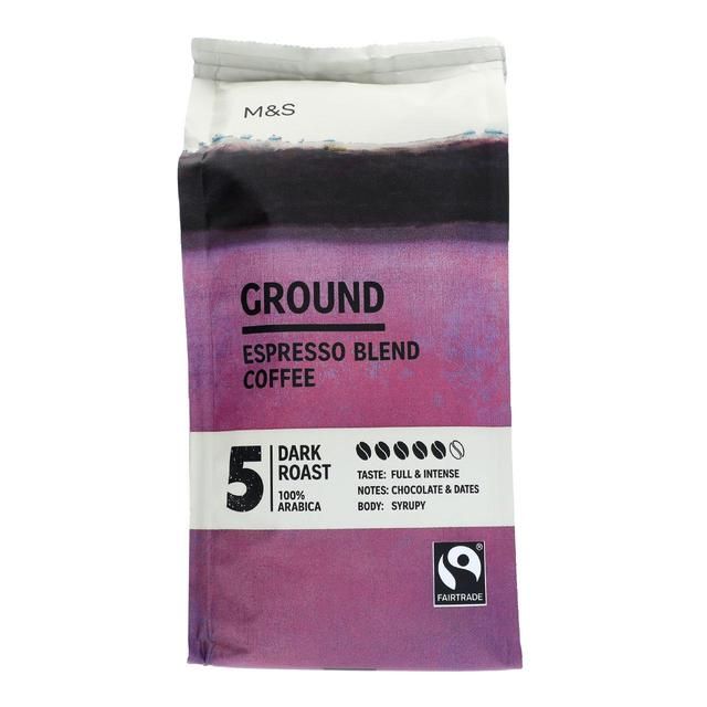 M&amp;amp;S Fairtrade Espresso Ground Coffee   227g