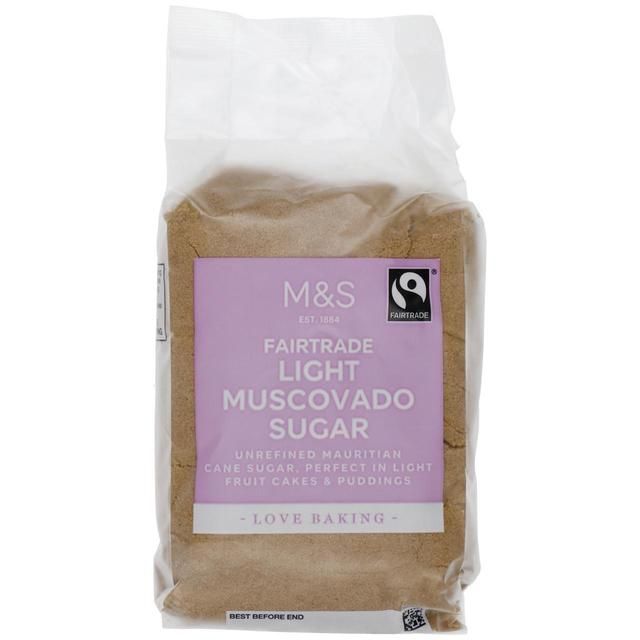 M&amp;amp;S Fairtrade Light Muscovado Sugar   500g