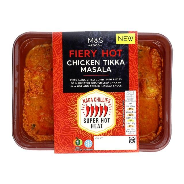 M&amp;amp;S Fiery Hot Chicken Tikka Masala   400g
