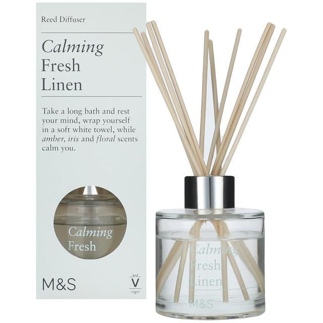 M&amp;amp;S Fresh Linen Reed Diffuser   80ml