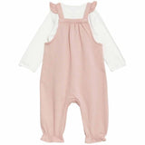 M&amp;amp;S Frill Bunny Dungaree 0 Months-3 Years Pink