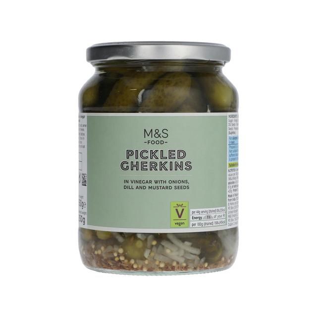 M&amp;amp;S Gherkins   650g