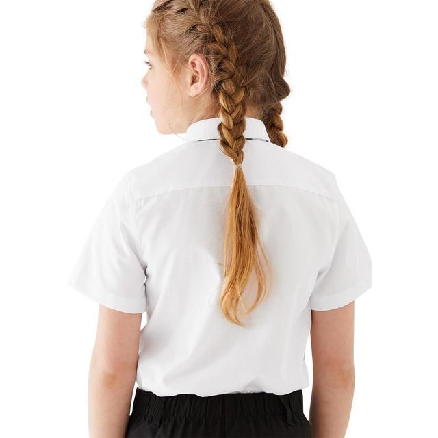 M&amp;amp;S Girls 2 Pack Regular Fit Blouse 3-14 Years