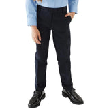 M&amp;amp;S Girls 2Pk Slim Leg Adj Hem Trs 3-4 Y   2 per pack