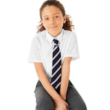 M&amp;amp;S Girls 3pk Easy Iron School Blouses 4-14 Years White