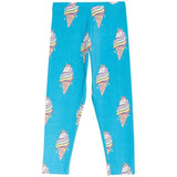 M&amp;amp;S Girls Cotton Rich Leggings 4-5 Years Blue