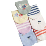 M&amp;amp;S Girls Cotton Rich Patterned Socks 0-24 Months 7 Pack