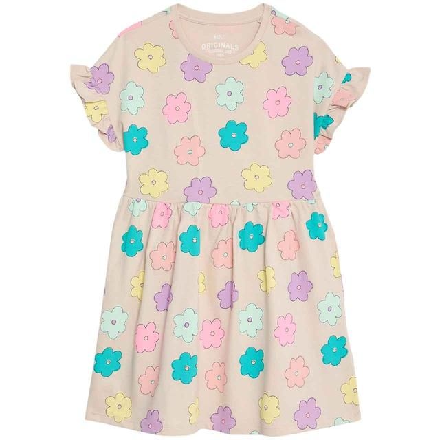 M&amp;amp;S Girls Floral Dress 2-7 Years Calico