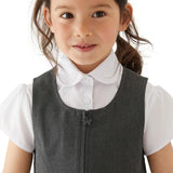 M&amp;amp;S Girls Grey Pleated Pinafore 10-12Y