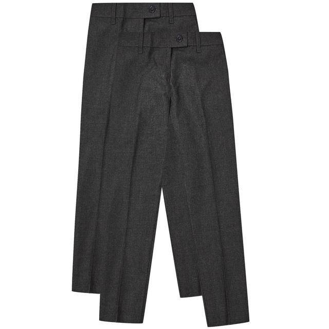 M&amp;amp;S Girls' Skinny Leg School Trousers 12-13 Years Grey