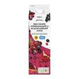M&amp;amp;S Grape Pomegranate &amp;amp; Blackcurrant Juice   1L