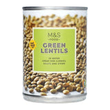 M&amp;amp;S Green Lentils in Water   400g