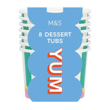 M&amp;amp;S Green Paper Dessert Tubs   8 per pack
