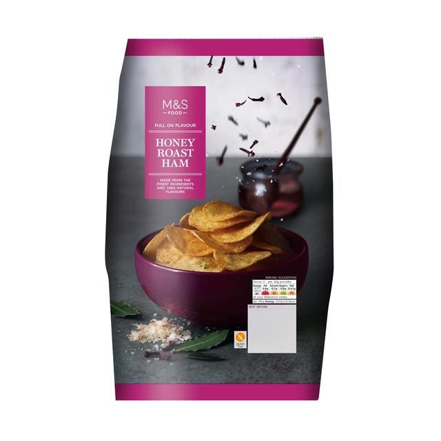 M&amp;amp;S Honey Roast Ham Flavour Crisps   150g