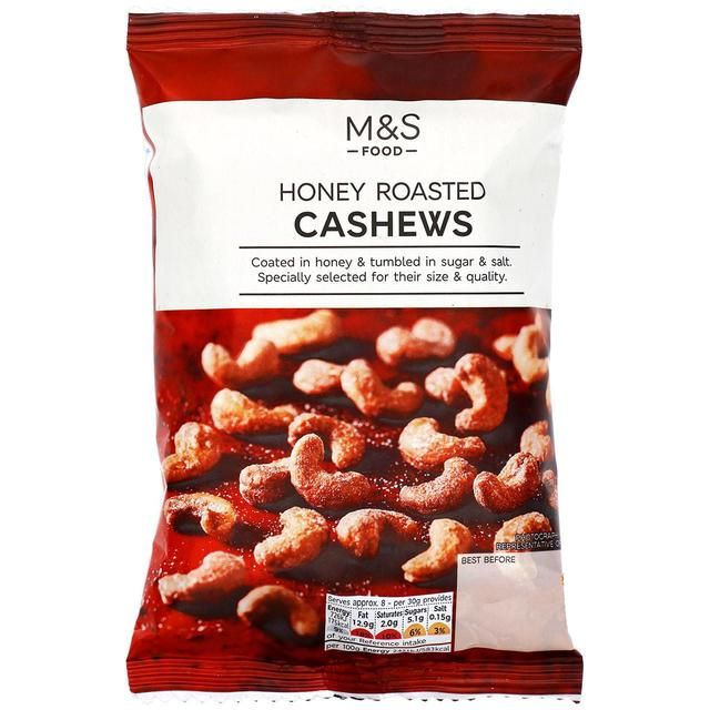 M&amp;amp;S Honey Roasted Cashews   250g