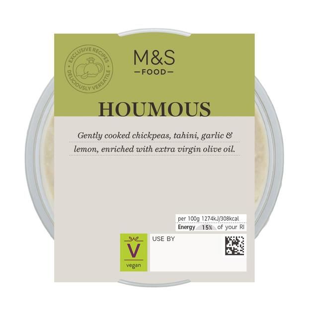 M&amp;amp;S Houmous with Extra Virgin Olive Oil   300g