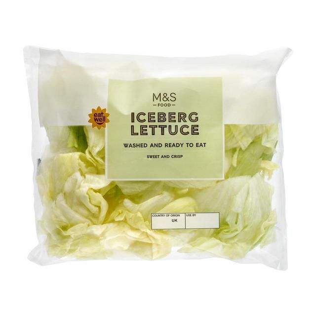 M&amp;amp;S Iceberg Lettuce Washed &amp;amp; Ready to Eat   240g