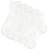 M&amp;amp;S Kids 5pk Butterfly School Socks White