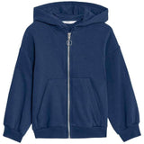 M&amp;amp;S Kids Cotton Rich Plain Hoodie 2-7 Years Indigo