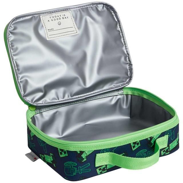 M&amp;amp;S Kids Minecraft Lunchbox Green