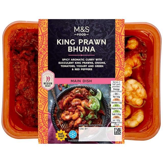 M&amp;amp;S King Prawn Bhuna   400g