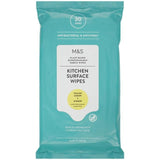 M&amp;amp;S Kitchen Surface Wipes   30 per pack